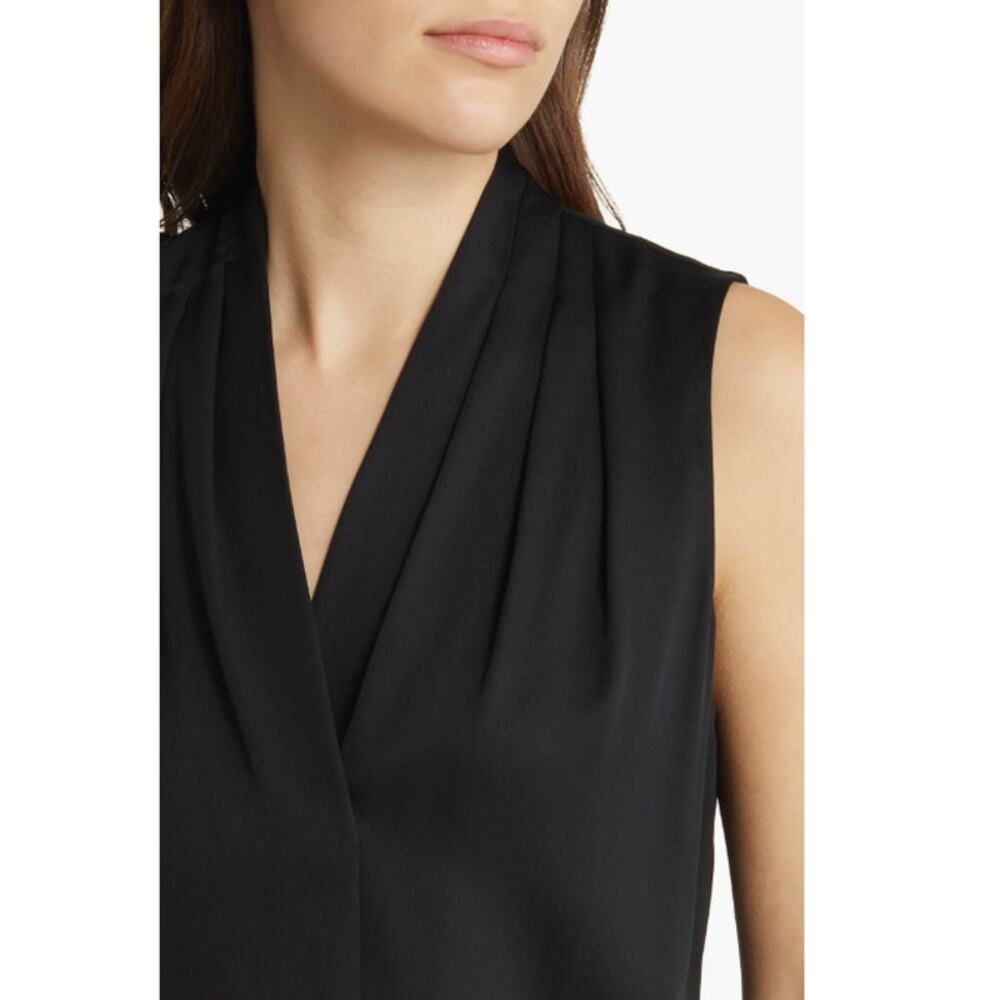 Kobi Halperin Black Mila Sleeveless Stretch Silk Blouse Size S - Picture 12 of 13
